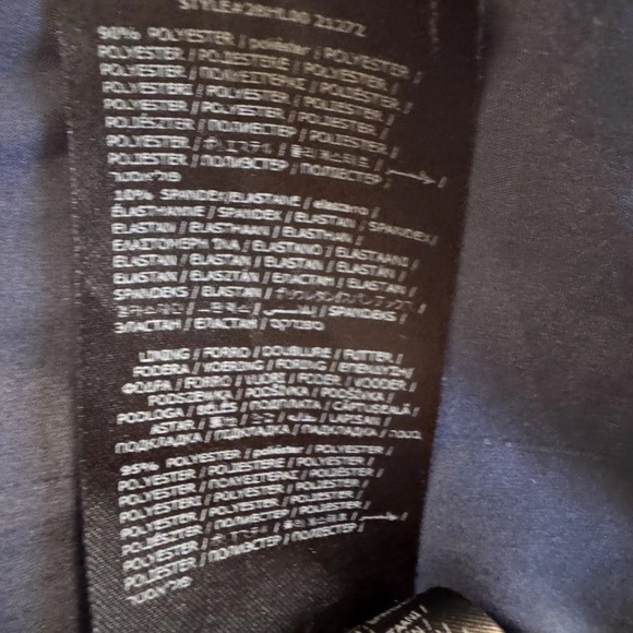 Guess Marciano Mens Jacket Sz L Formal Performance Blue Dressy Tech Work School - Picture 9 of 9